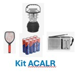 Lanterne, raquette, radio et piles du kit ACALR
